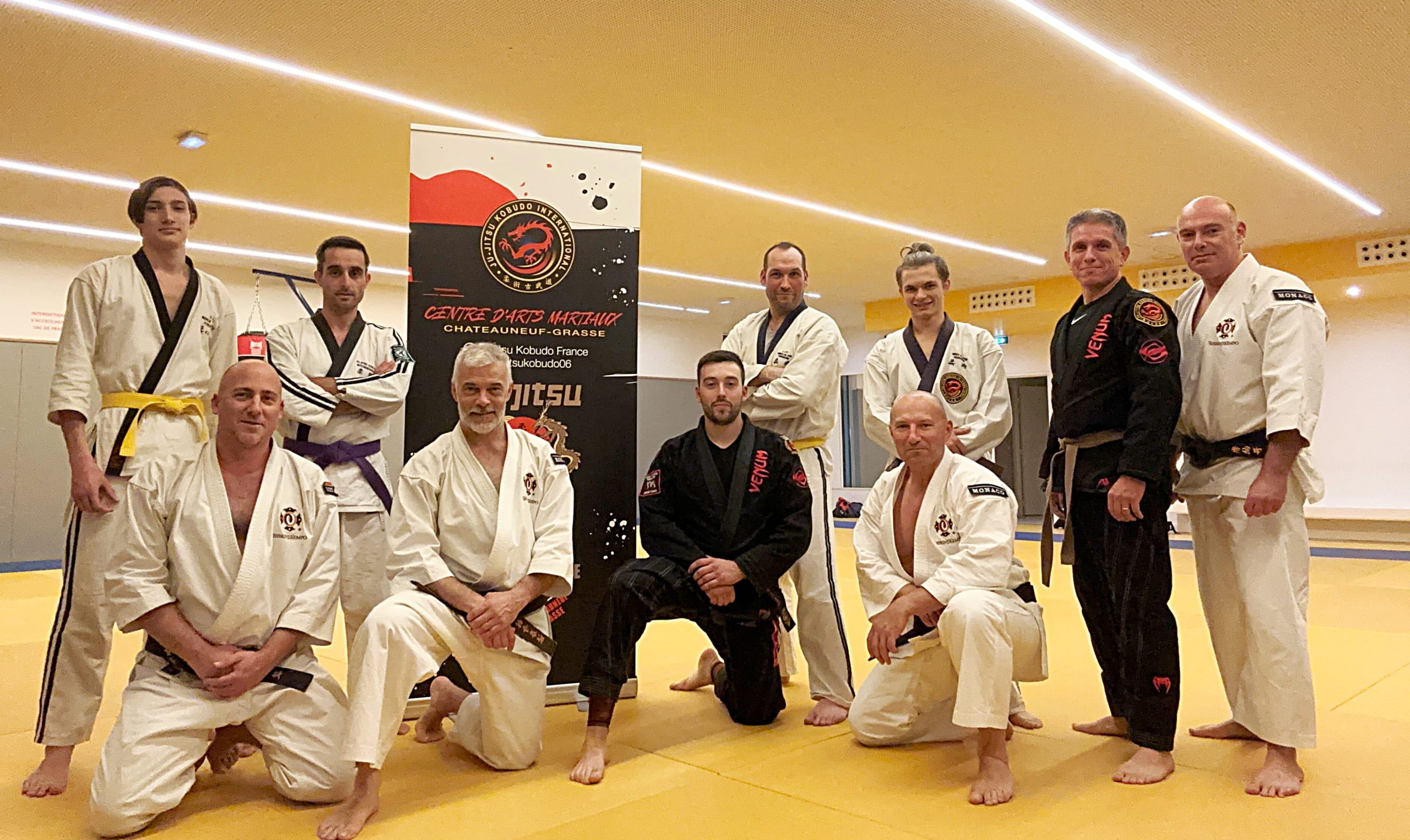 Echange avec le club Ju Jitsu Kobudo de Châteauneuf de Grasse